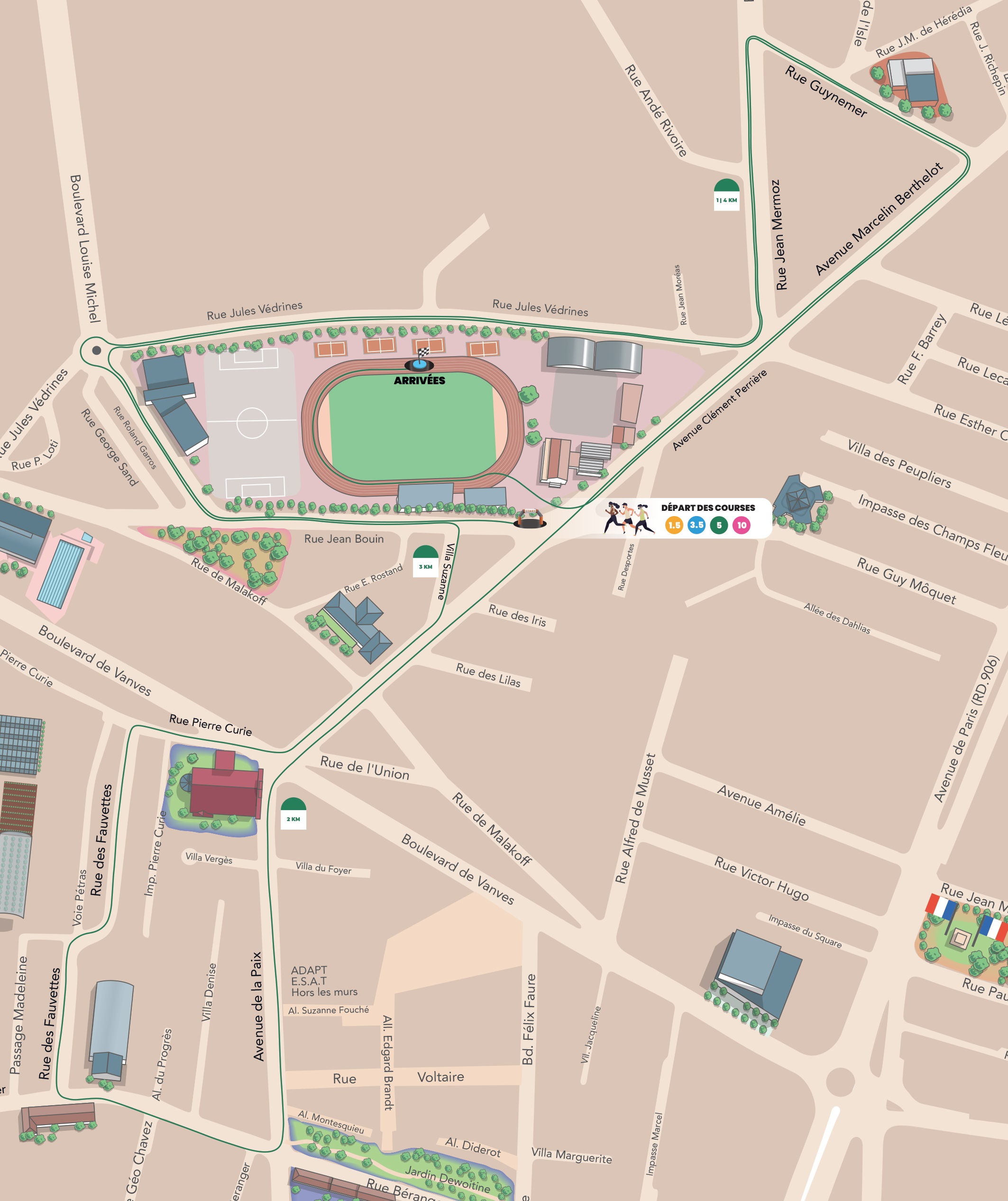 Course 5 Km : Les Foulées Châtillonnaises